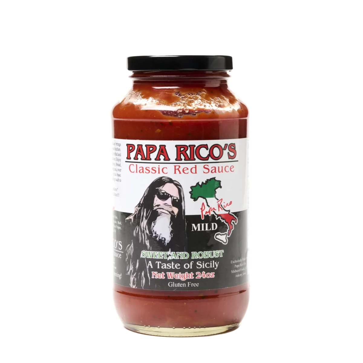 Papa Rico's Mild Red Sauce - 24oz -